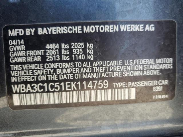 Photo 11 VIN: WBA3C1C51EK114759 - BMW 328I 