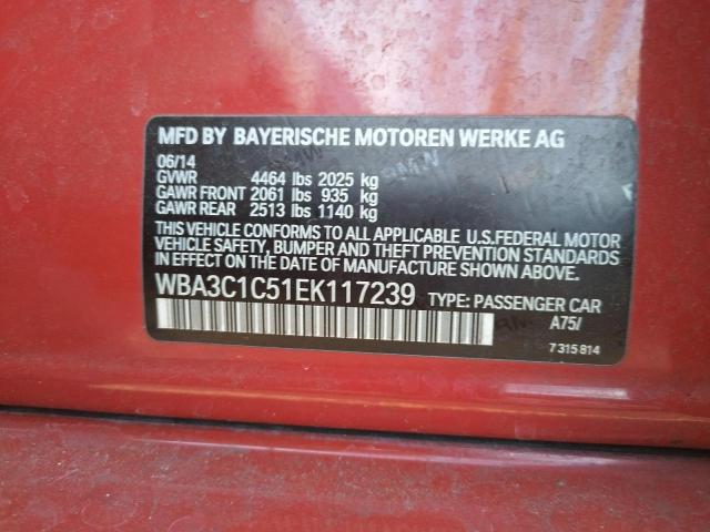 Photo 11 VIN: WBA3C1C51EK117239 - BMW 328 I SULE 