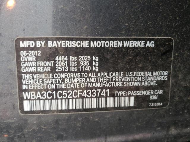 Photo 11 VIN: WBA3C1C52CF433741 - BMW 328 I SULE 