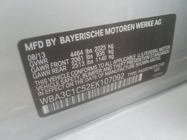 Photo 9 VIN: WBA3C1C52EK107092 - BMW 328 I SULE 