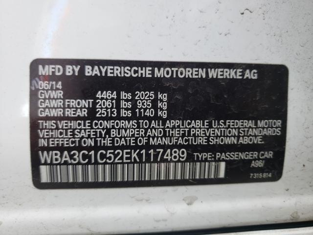 Photo 9 VIN: WBA3C1C52EK117489 - BMW 328 I SULE 