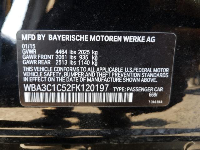 Photo 9 VIN: WBA3C1C52FK120197 - BMW 328 I SULE 