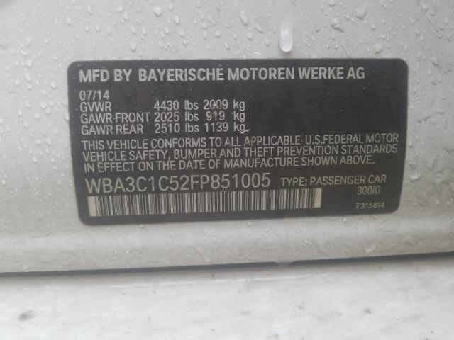 Photo 9 VIN: WBA3C1C52FP851005 - BMW 328 I SULE 