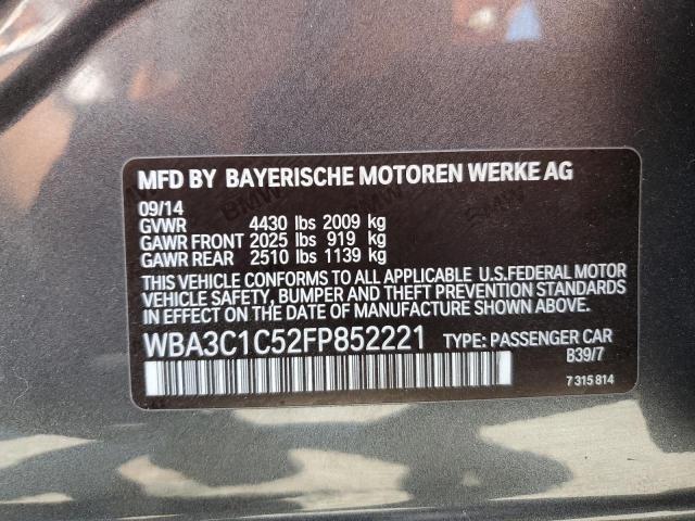 Photo 11 VIN: WBA3C1C52FP852221 - BMW 328 I SULE 