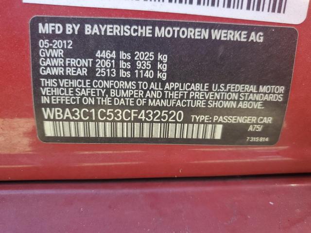 Photo 11 VIN: WBA3C1C53CF432520 - BMW 328 I SULE 