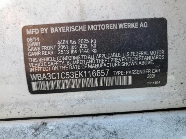 Photo 11 VIN: WBA3C1C53EK116657 - BMW 328 I SULE 