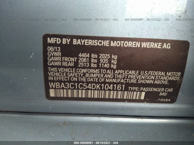 Photo 8 VIN: WBA3C1C54DK104161 - BMW 3 