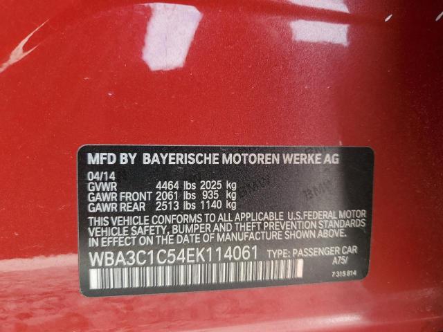 Photo 11 VIN: WBA3C1C54EK114061 - BMW 3 SERIES 