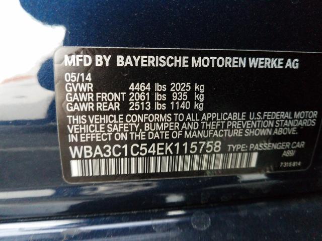 Photo 9 VIN: WBA3C1C54EK115758 - BMW 328 I SULE 