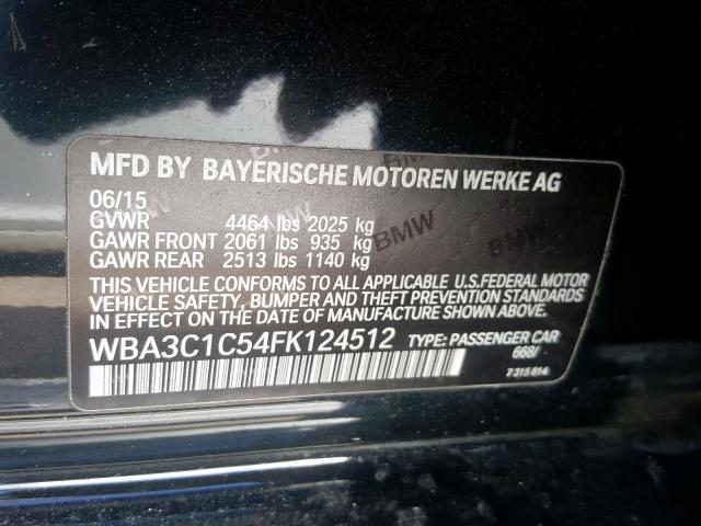 Photo 9 VIN: WBA3C1C54FK124512 - BMW 328I 