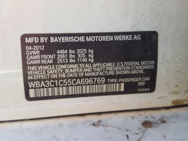 Photo 9 VIN: WBA3C1C55CA696769 - BMW 328 I SULE 