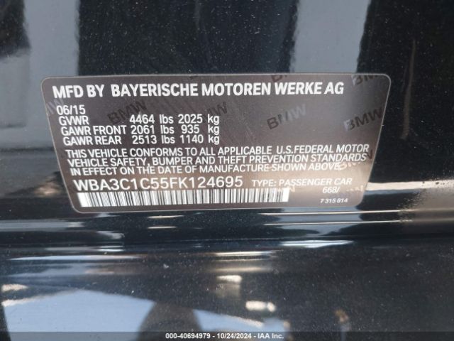 Photo 8 VIN: WBA3C1C55FK124695 - BMW 328I 