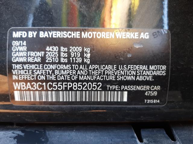 Photo 9 VIN: WBA3C1C55FP852052 - BMW 328 I SULE 