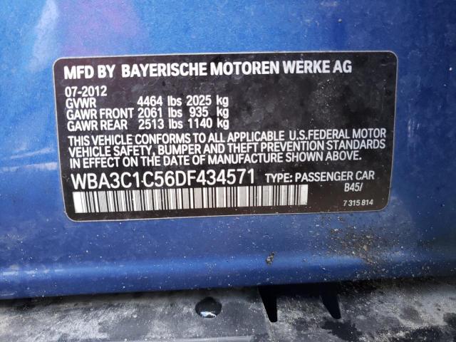 Photo 12 VIN: WBA3C1C56DF434571 - BMW 328 I SULE 