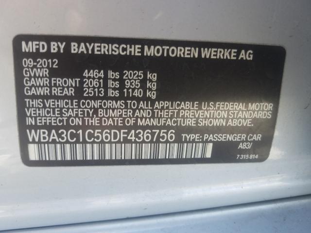 Photo 9 VIN: WBA3C1C56DF436756 - BMW 328 I SULE 