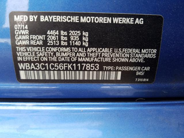 Photo 9 VIN: WBA3C1C56FK117853 - BMW 328 I SULE 