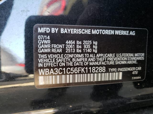 Photo 9 VIN: WBA3C1C56FK118288 - BMW 328 I SULE 