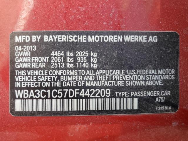 Photo 11 VIN: WBA3C1C57DF442209 - BMW 3 SERIES 