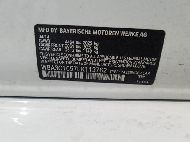 Photo 9 VIN: WBA3C1C57EK113762 - BMW 328 I SULE 