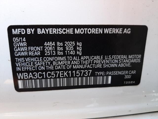 Photo 9 VIN: WBA3C1C57EK115737 - BMW 328 I SULE 