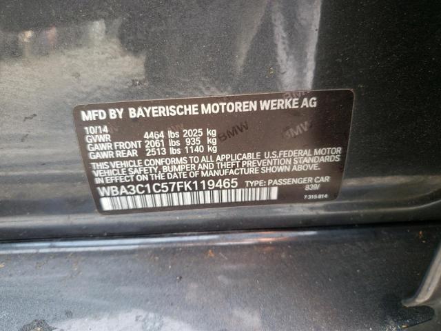 Photo 9 VIN: WBA3C1C57FK119465 - BMW 328 I SULE 