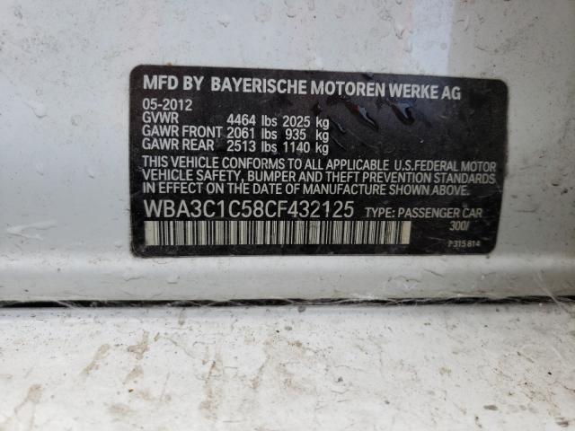 Photo 9 VIN: WBA3C1C58CF432125 - BMW 328 I SULE 