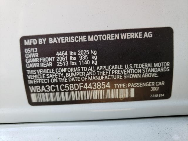 Photo 9 VIN: WBA3C1C58DF443854 - BMW 328 I SULE 