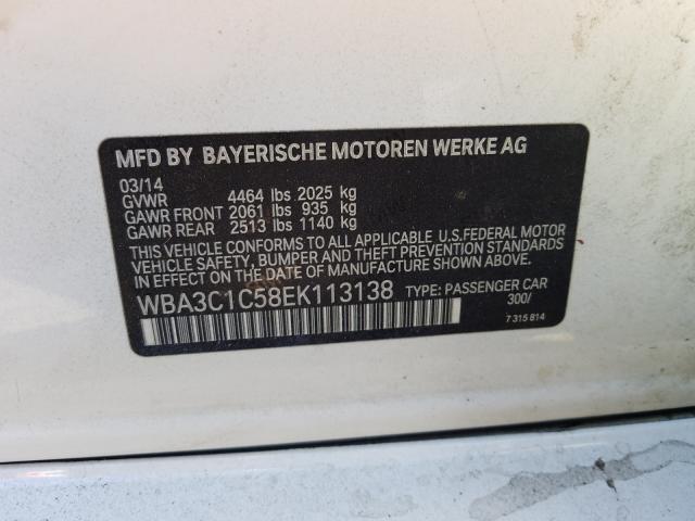 Photo 9 VIN: WBA3C1C58EK113138 - BMW 328 I SULE 