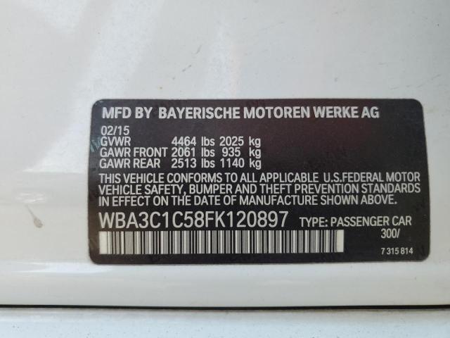 Photo 11 VIN: WBA3C1C58FK120897 - BMW 3 SERIES 