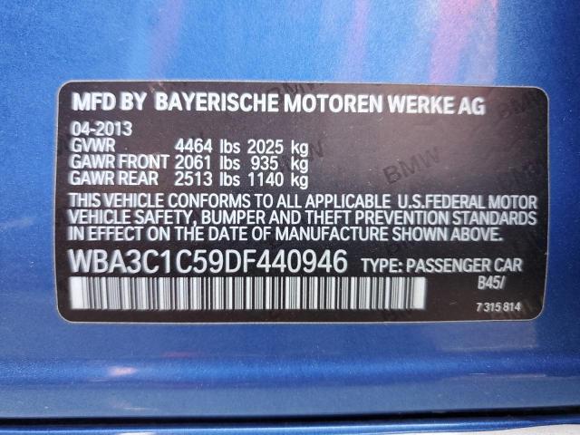 Photo 11 VIN: WBA3C1C59DF440946 - BMW 328 I SULE 