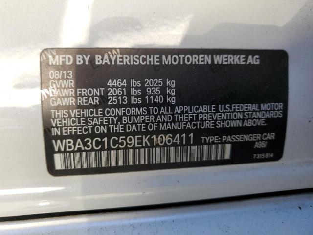 Photo 9 VIN: WBA3C1C59EK106411 - BMW 328 I SULE 