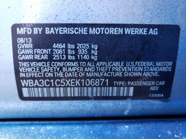 Photo 9 VIN: WBA3C1C5XEK106871 - BMW 328 I SULE 