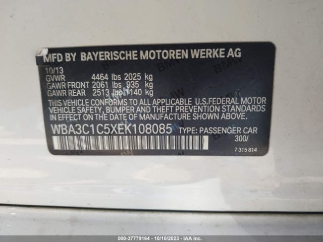 Photo 8 VIN: WBA3C1C5XEK108085 - BMW 328I 