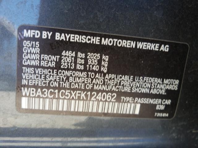 Photo 9 VIN: WBA3C1C5XFK124062 - BMW 328 I SULE 