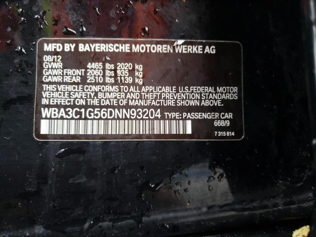 Photo 9 VIN: WBA3C1G56DNN93204 - BMW 328 I SULE 