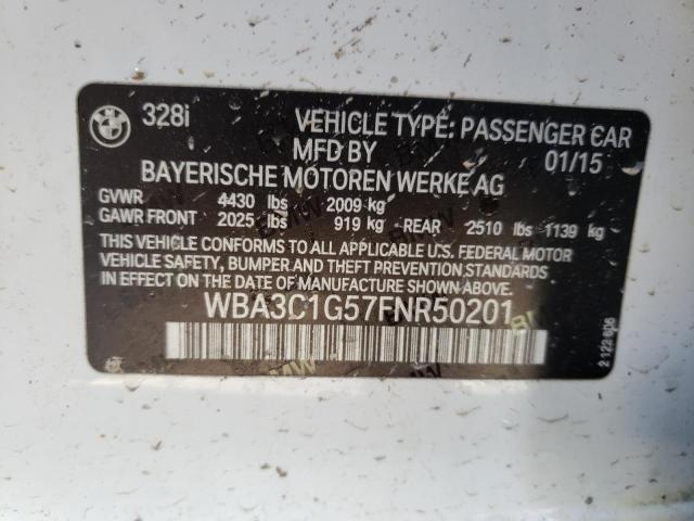 Photo 9 VIN: WBA3C1G57FNR50201 - BMW 328 I SULE 