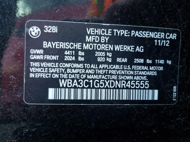 Photo 9 VIN: WBA3C1G5XDNR45555 - BMW 328 I SULE 