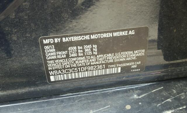 Photo 9 VIN: WBA3C3C51DF982361 - BMW 320 