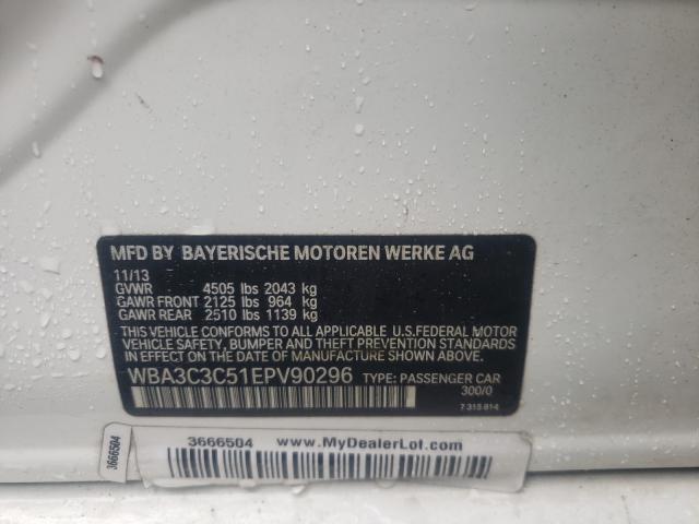 Photo 9 VIN: WBA3C3C51EPV90296 - BMW 320 I XDRI 