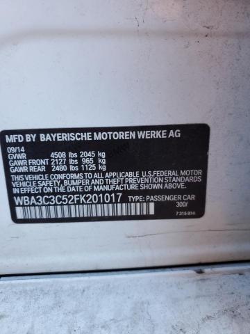 Photo 11 VIN: WBA3C3C52FK201017 - BMW 3 SERIES 