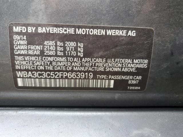 Photo 12 VIN: WBA3C3C52FP663919 - BMW 320 I XDRI 