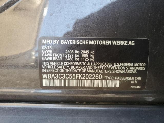 Photo 11 VIN: WBA3C3C55FK202260 - BMW 320 I XDRI 