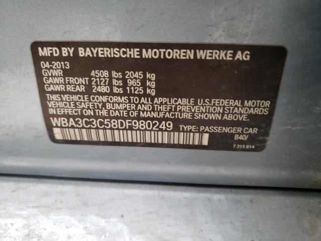 Photo 9 VIN: WBA3C3C58DF980249 - BMW 320 I XDRI 