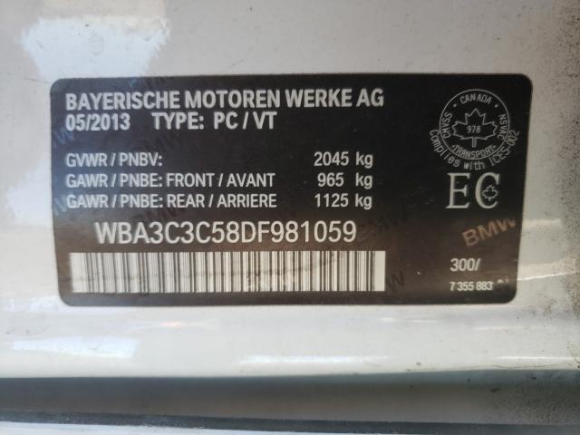 Photo 9 VIN: WBA3C3C58DF981059 - BMW 320 I XDRI 