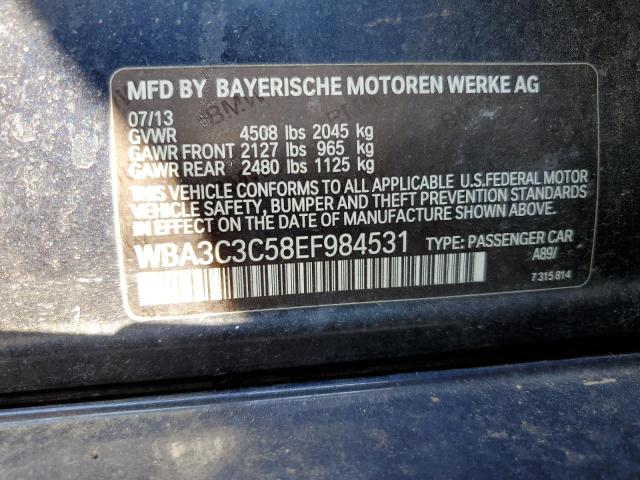 Photo 11 VIN: WBA3C3C58EF984531 - BMW 3 SERIES 