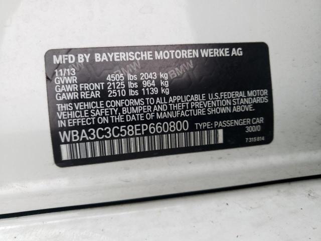 Photo 11 VIN: WBA3C3C58EP660800 - BMW 3 SERIES 