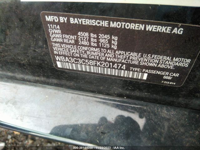 Photo 8 VIN: WBA3C3C58FK201474 - BMW 320I 