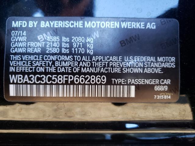 Photo 9 VIN: WBA3C3C58FP662869 - BMW 320 I XDRI 