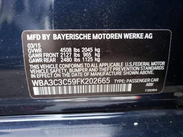 Photo 11 VIN: WBA3C3C59FK202665 - BMW 320 I XDRI 