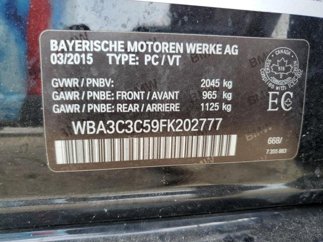 Photo 11 VIN: WBA3C3C59FK202777 - BMW 3 SERIES 